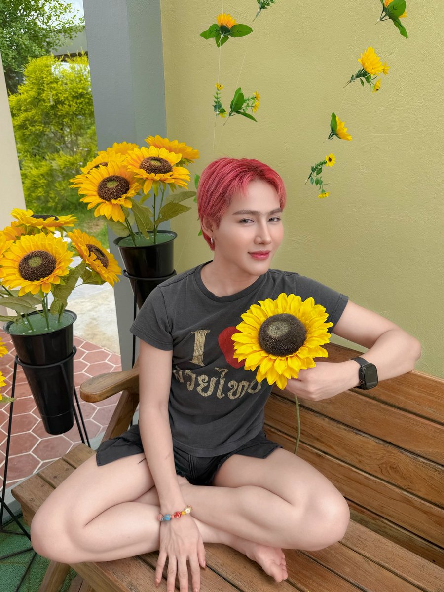 Hypychie's tweet photo. ฉันชอบดอกทานตะวันมาก 🌻 https://t.co/UNYaLy2q1L
