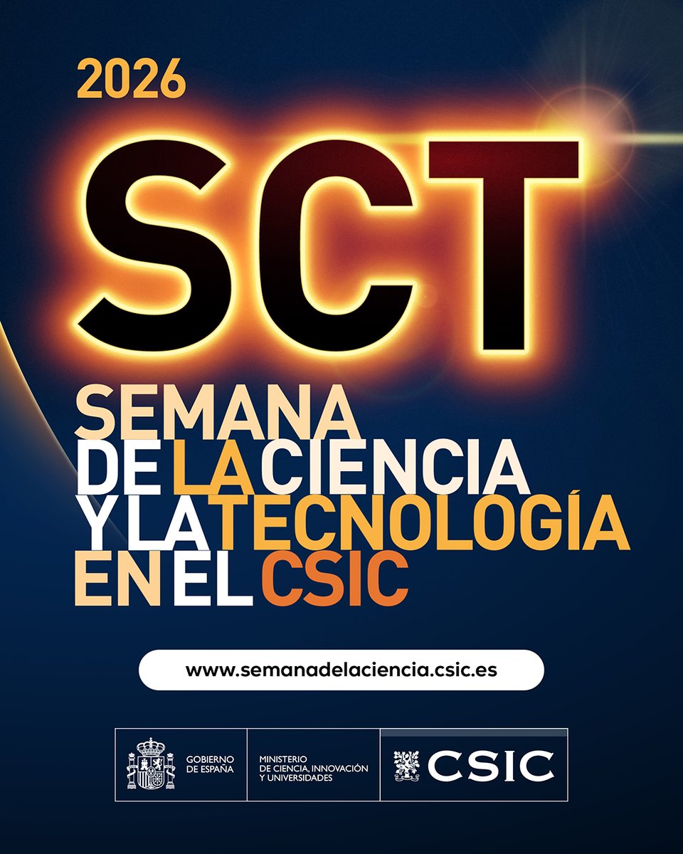 CSICdivulga's tweet photo. 📢¡Apúntate a las actividades de la Semana de la Ciencia en el @CSIC! Nos sumamos a la XXVI edición de la Semana de la Ciencia y la Tecnología con multitud de actividades gratuitas y para todos los públicos 

Inscríbete en https://t.co/7uVBQiOpTH https://t.co/aLvXlzcx7z