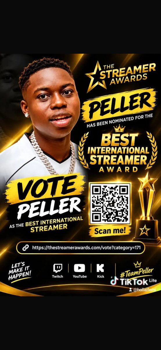 Camilae1p's tweet photo. @DanielleRi42139 @Peller089 @StreamerAwards Vote for peller please and thank you #StreamersAwards
#PellerTheInternationalStreamer
#Peller
#PellerInfluence
#TheStreamerAwards https://t.co/14j3Ygln0x