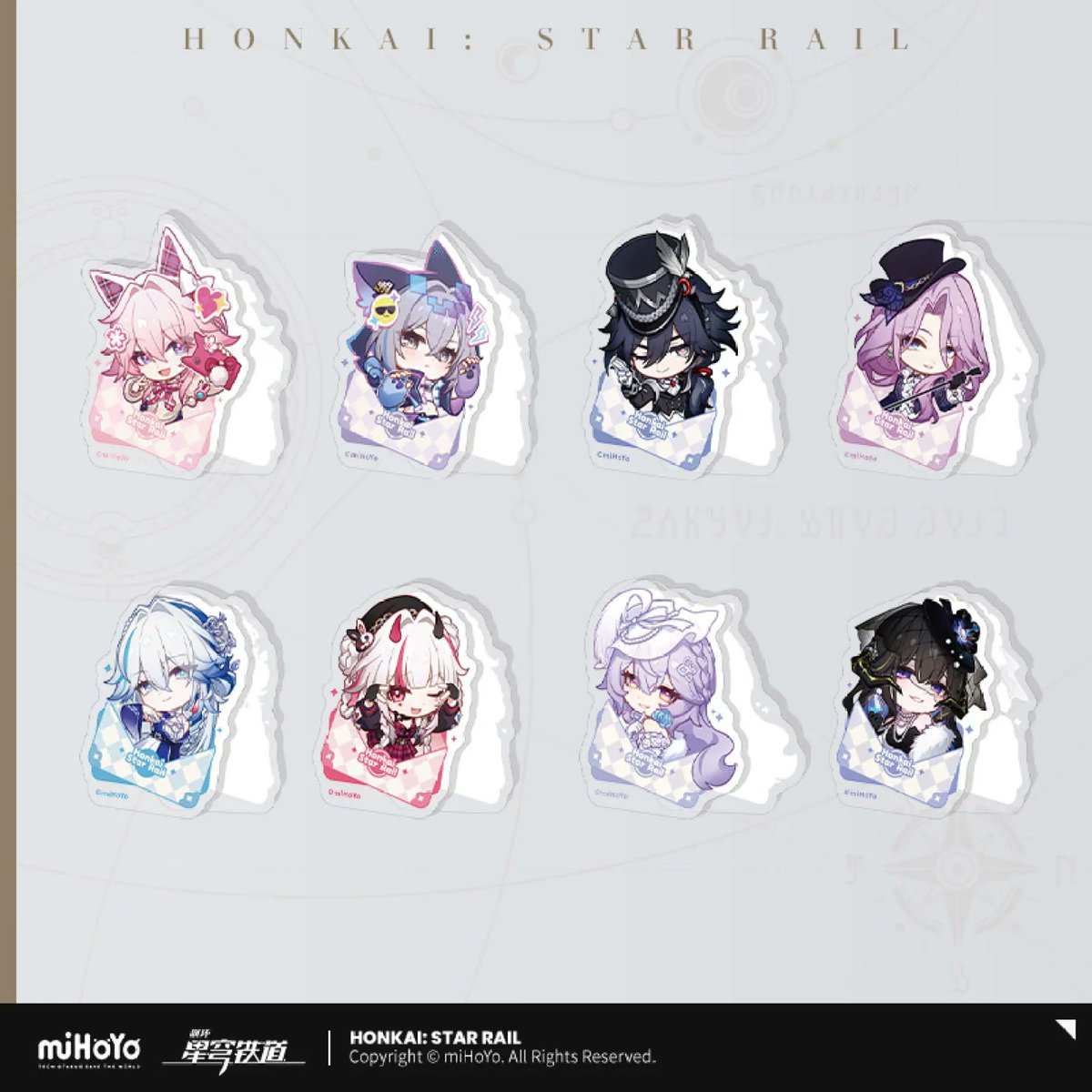 starrail_goods's tweet photo. 『崩壊：スターレイル』より「无名客的奖章シリーズ」等のグッズが中国向けとして発売決定！
https://t.co/8xFw3YnDEL
©miHoYo https://t.co/OQWdV31m5N