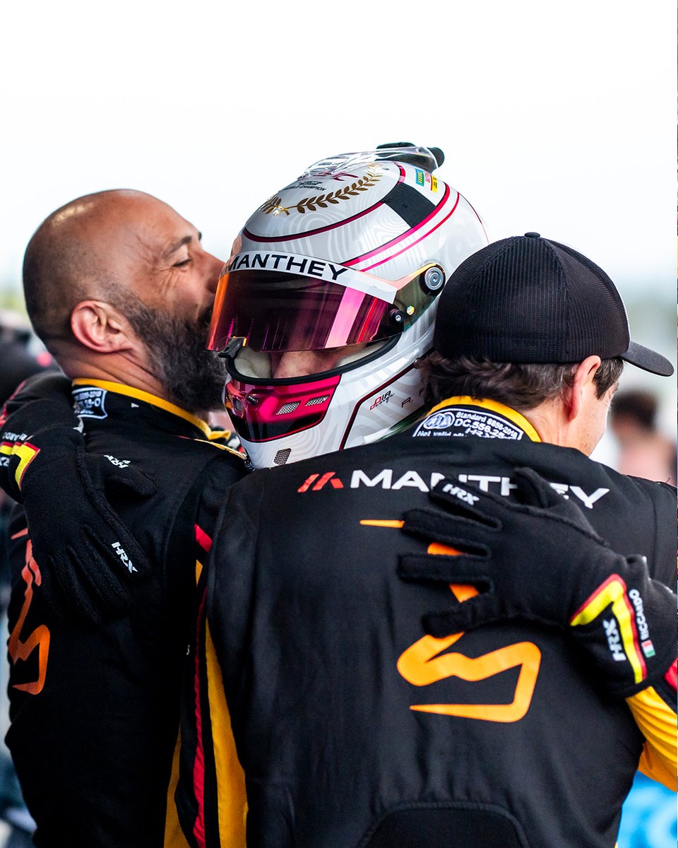 FIAWEC's tweet photo. Moving on up ☝️   

The #92 The Bend @manthey_racing crew celebrated a hard-earned win in Barcelona, climbing to P2 in the FIA Endurance Trophy for LMGT3 Teams standings in the process!   

#WEC #6HBarcelona #Porsche https://t.co/CP6IJLT676