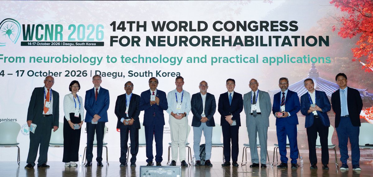 ISPRM's tweet photo. We also congratulate Prof. Nam-Jong Paik, a fellow PRM physician, on taking up the presidency of the World Federation for NeuroRehabilitation (WFNR). We look forward to closer collaboration between WFNR and ISPRM. 4/4 #ISPRM #PRM https://t.co/dWrgXdW5XF