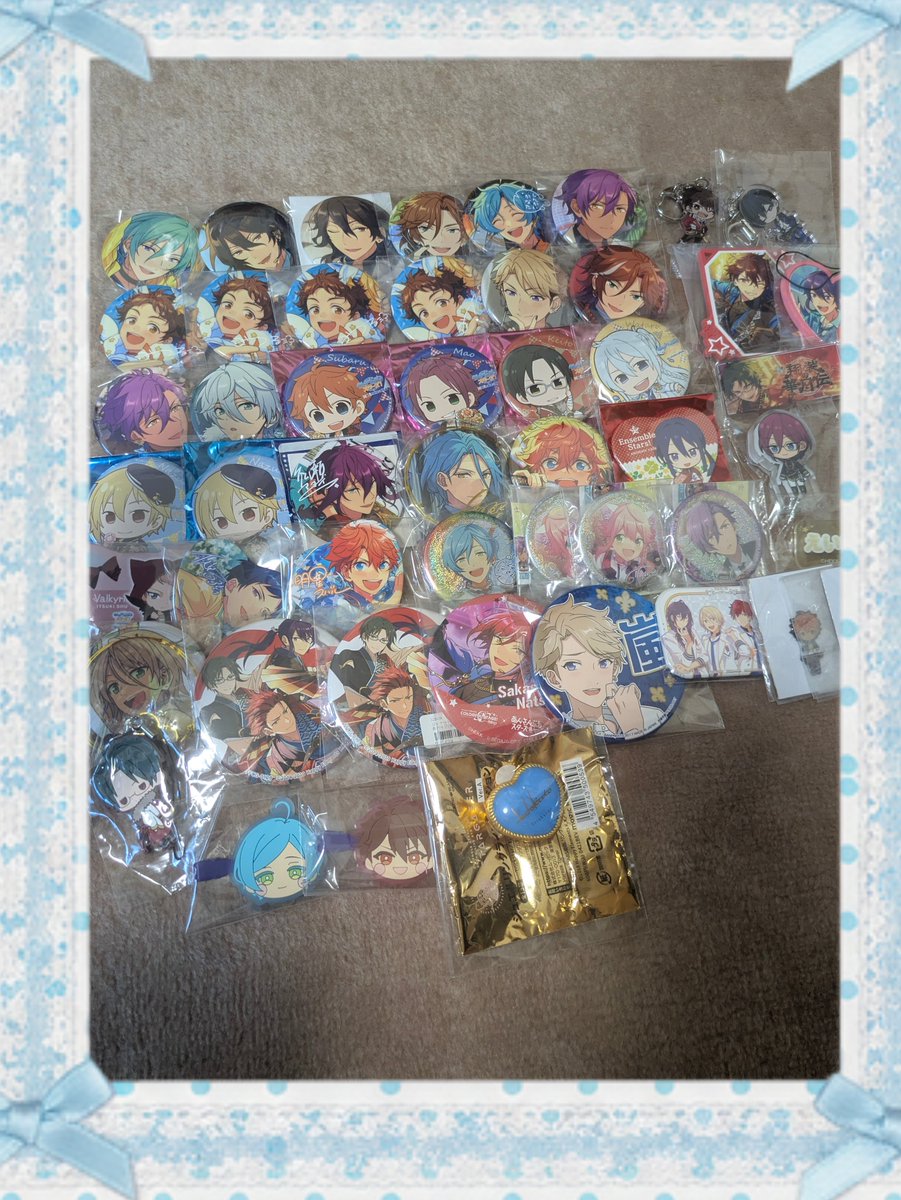 1ezmt's tweet photo. 【交換・買取】あんスタ　グッズ　缶バッチ　おまんじゅう　色紙　キーホルダーなどです。
求　南雲鉄虎様
譲　画像の物です
当方南雲鉄虎様のグッズでしたら基本的に全て求めております♪
気軽にお声がけよろしくお願い致します。 https://t.co/pLEk1ROerH