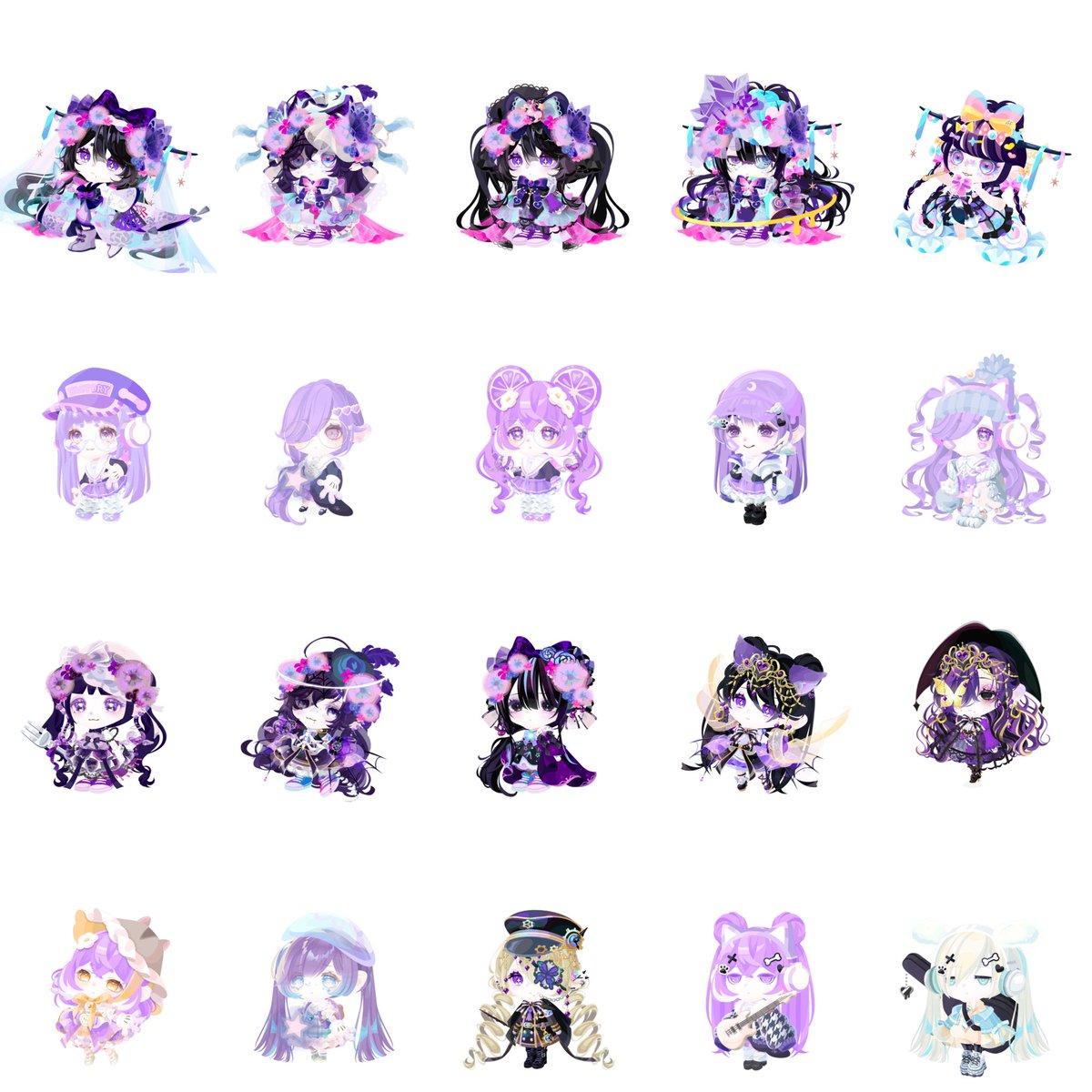 _neon_tetora_'s tweet photo. お気に入りコーデ達で固ツイ更新
紫をとても愛してます💜
ピンク×水色の組み合わせもだいすき🩷🩵
気が向いた時に投稿してます！
話しかけられると嬉しくなっちゃうのでぜひいっぱい話しかけてください😽
各反応+.RT.♡巡回します
 #ポケコロ民と繋がりたい  #ポケコロ
よければ拡散お願いします🙏🏻🙏🏻 https://t.co/F4z0UwUwXY