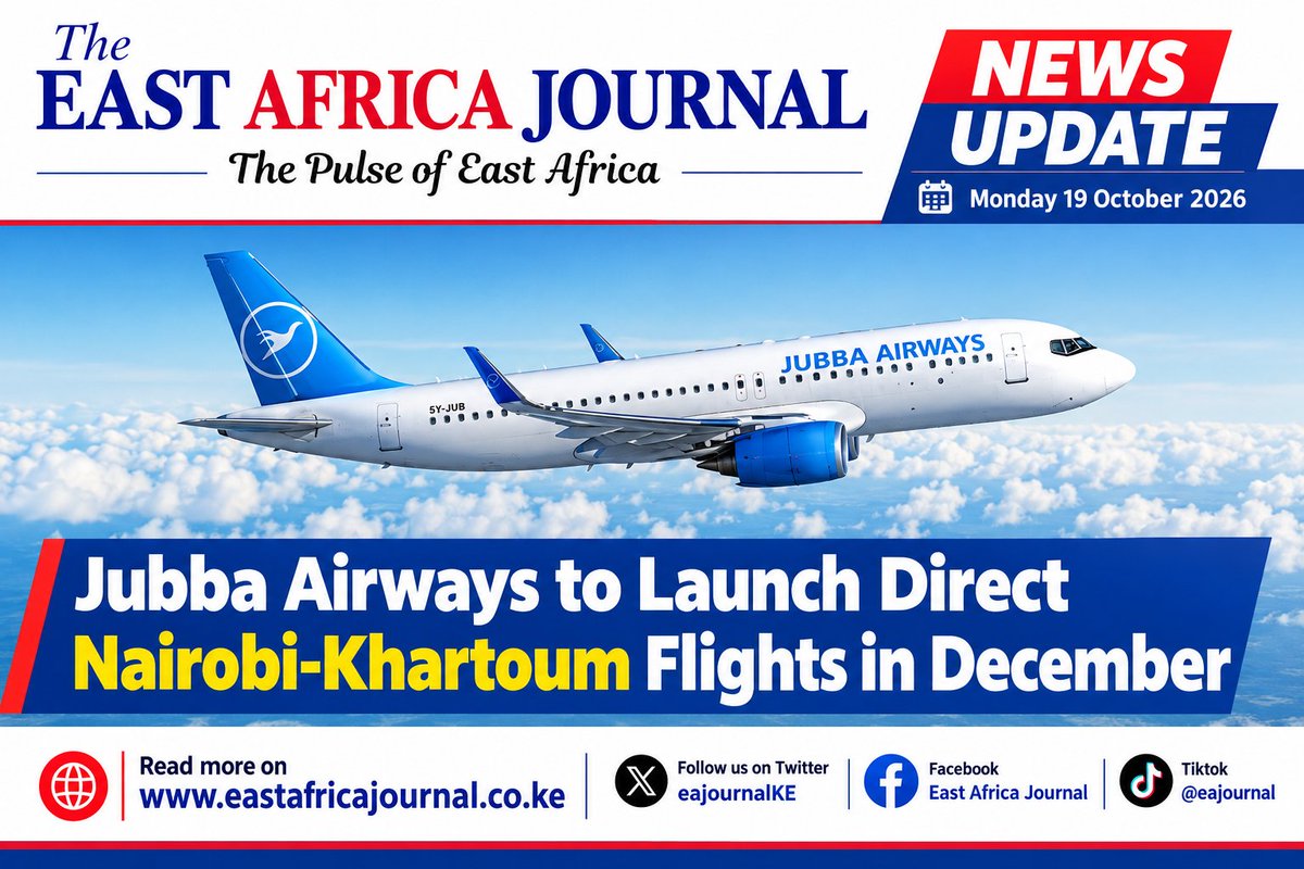 EajournalKE's tweet photo. Jubba Airways Targets December Launch for Nairobi-Khartoum Route https://t.co/sTkCBIxA1U