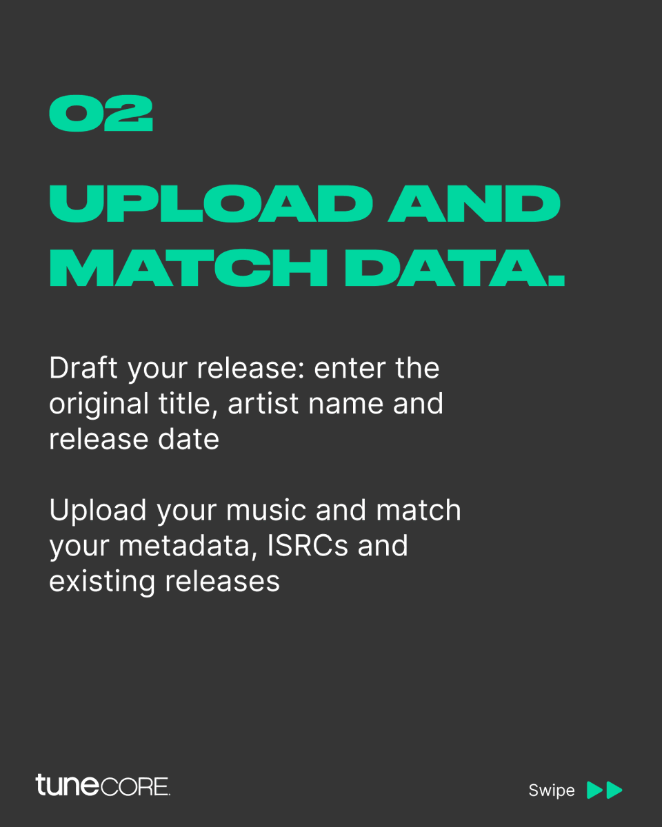 TuneCore's tweet photo. Ready for a different standard? Make the switch to us in just five steps.

https://t.co/xnApQxKylB https://t.co/mWAowlimjU
