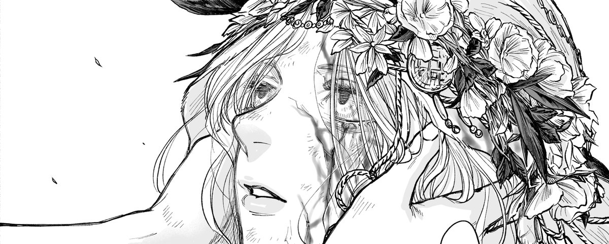 haruichithm's tweet photo. 『ELDEN RING 遠き狭間の物語』ナイトレイン編の続きが更新されております。そしてこの次のお話で遠き狭間の物語は最終回となります。最後まで楽しんでいただけたら幸いです。

📖カドコミ：https://t.co/UarxiKCJAp
📖ニコニコ漫画：https://t.co/CcJNigEk3z

#ELDENRINGNIGHTREIGN https://t.co/QSjH5sYwJA