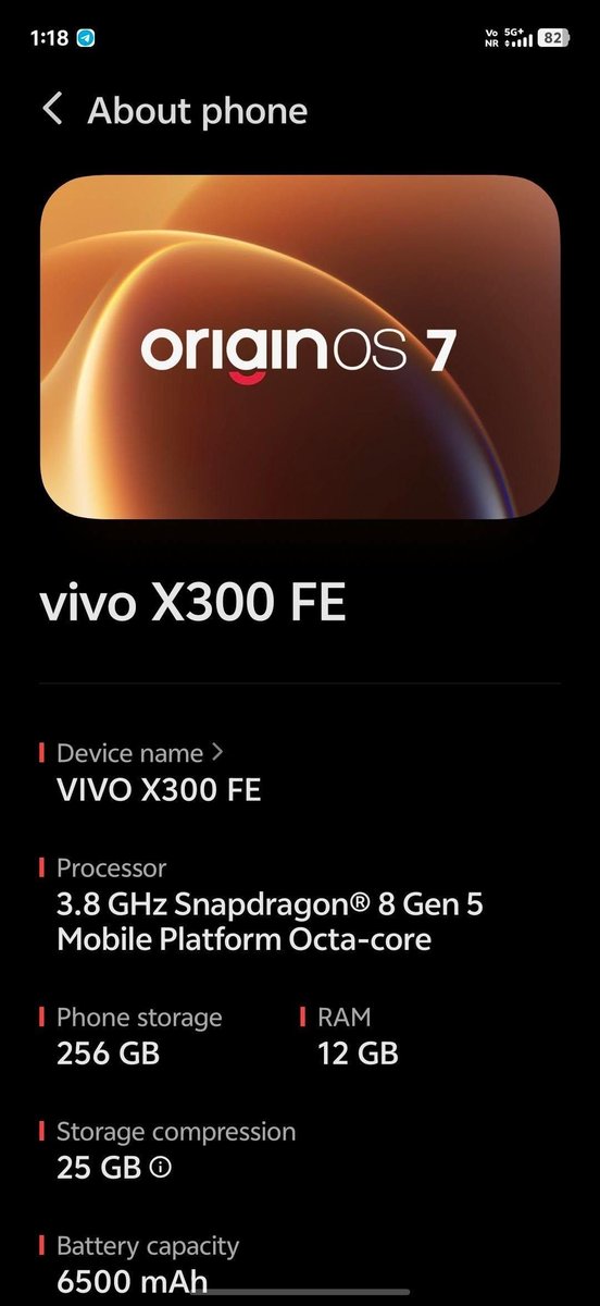 RThakur56693's tweet photo. X300 FE Started To Receive OriginOS 7 Early Access Update!
#originos7 
#vivo https://t.co/EsOSbHxBZE
