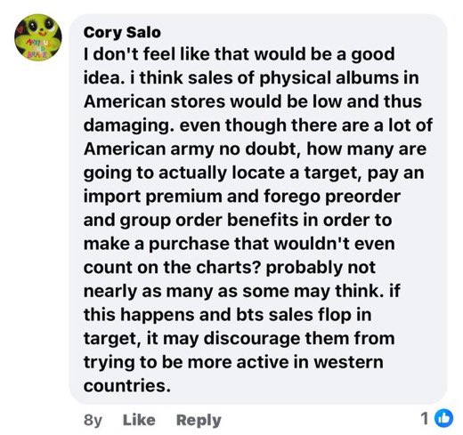 gucclforjoon's tweet photo. remember when US ARMYs got mocked by the same fandom ‘whose now claiming their favs paved the way for kpop’ for asking American retailers to stock bts album on their shelves and even through that day their fav is also benefiting from it #btspavedtheway https://t.co/ODFLbsjhQ8