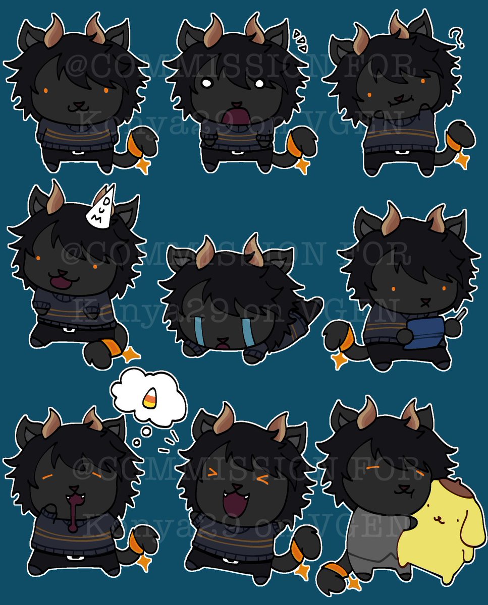 KwillKake's tweet photo. @Cherryiscoolbro Hii not a bot I do silly ych stickers on vgen! https://t.co/28fwiQCn7R https://t.co/XRhrPqq5Tn