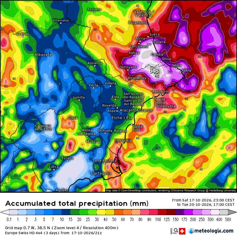 Vigorro's tweet photo. DURISIMO temporal en la #Safor (#Valencia), el mas duro desde el MITICO #nov87...

Los modelos mortales, cortos, no veian ni 400mm... cierto es que el suizo vio burradas, pero sueltas, no fue constante (recordemos, tiene 8 salidas diarias)..

#Adam #danaAdam #LaSafor #inundacion https://t.co/lpVnaVnOkH