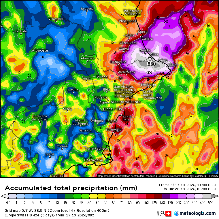 Vigorro's tweet photo. DURISIMO temporal en la #Safor (#Valencia), el mas duro desde el MITICO #nov87...

Los modelos mortales, cortos, no veian ni 400mm... cierto es que el suizo vio burradas, pero sueltas, no fue constante (recordemos, tiene 8 salidas diarias)..

#Adam #danaAdam #LaSafor #inundacion https://t.co/lpVnaVnOkH