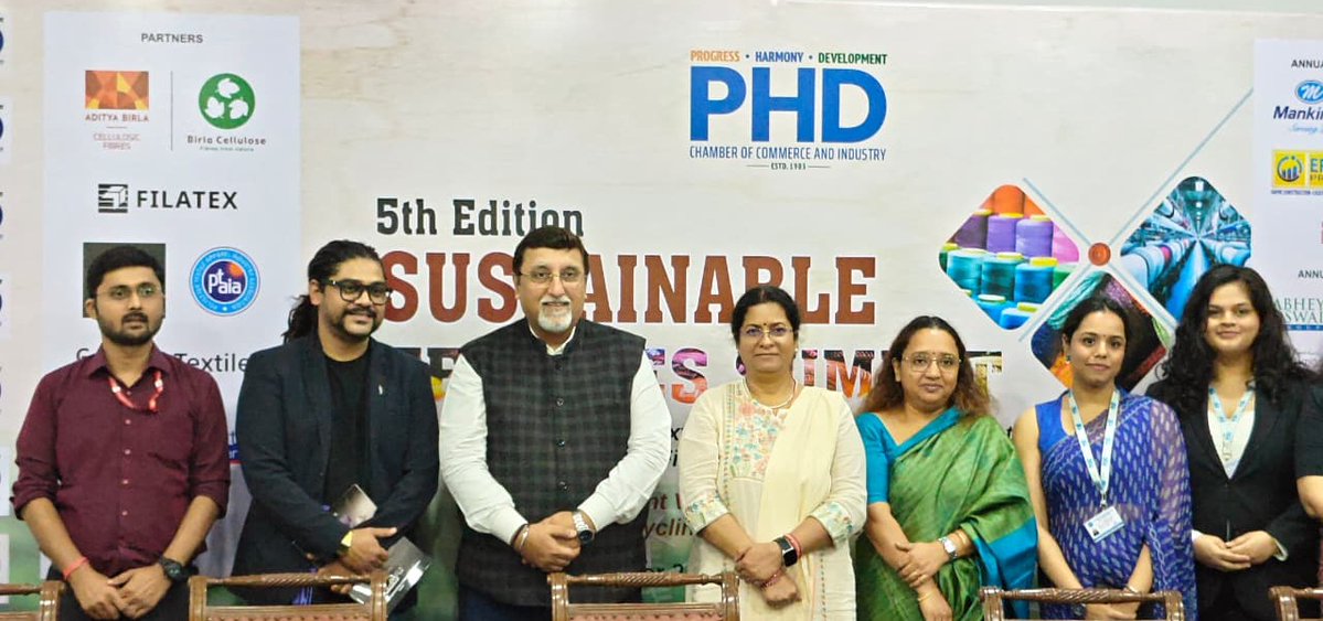 TextileSSC's tweet photo. The @TextileSSC (TSC) is proud to be part of the 5th Sustainable Textile Summit 2026, held on 15 Oct. 2026 at PHD House, New Delhi, around the theme “Advancing Textile Circularity: Scaling Innovation, Green Finance, and Inclusive Growth.”
#TSC #SustainableTextiles #GreenSkills https://t.co/UG8t0QNTpN