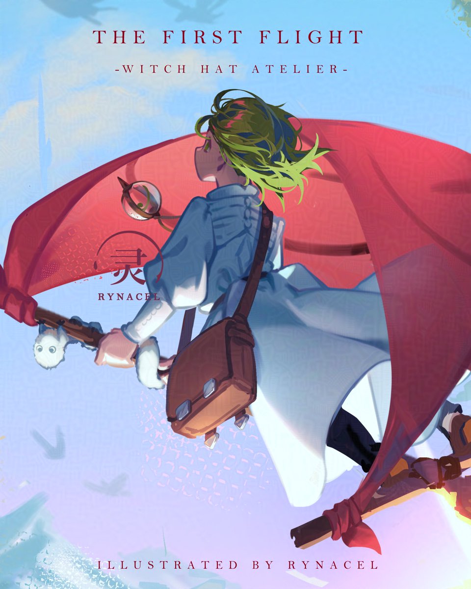 RYNACEL's tweet photo. The Witch’s First Flight 🧹✨
#witchhatatelier #coco https://t.co/1o9L9yWqqx