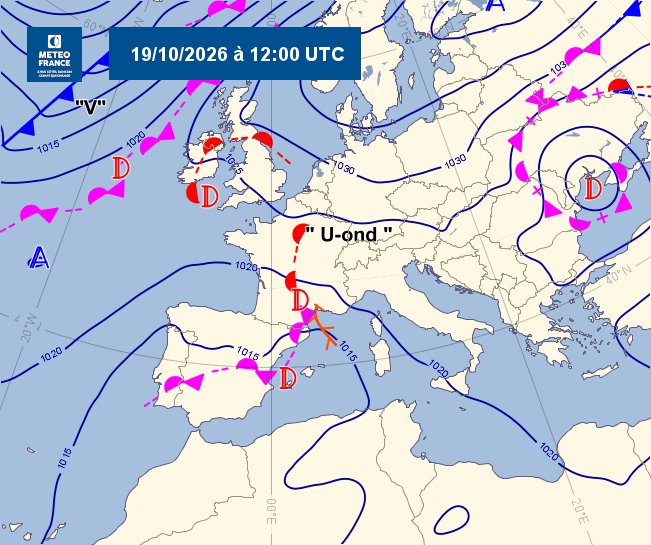MeteoAnd_OECC's tweet photo. Avui esperem el dia més plujós de l'episodi de precipitacions que va començar dissabte al vespre

El flux de sud i la inestabilitat aportada per aquesta pertorbació de nivells alts deixaran precipitacions que poden ser intenses durant la segona meitat de la tarda #avís_groc 🟨 https://t.co/CiDksDLrId