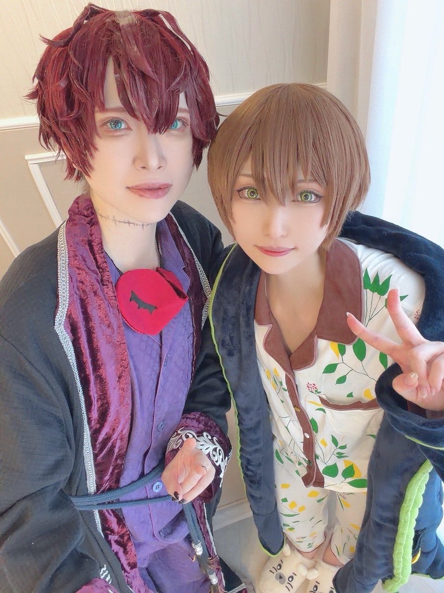 kurotamaxxx's tweet photo. ［cosplay］土曜のツーショ💐兄弟可愛かった🫶ミスラで混ざりました💀 https://t.co/R8cbxZc47T