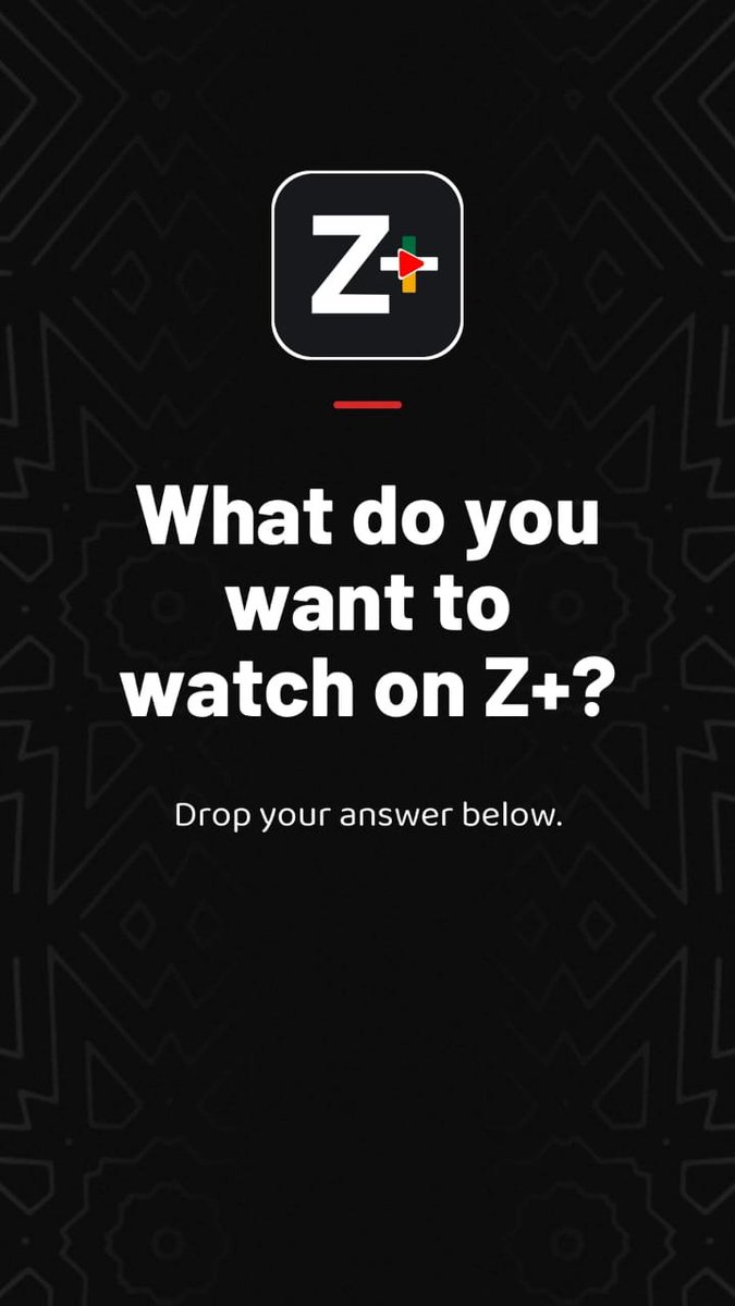 ZBCtv's tweet photo. What do you want to watch on Z+?

Drop your answer below👇

#zbcdigital #zbctv #Zplus https://t.co/bdPOywhzQt