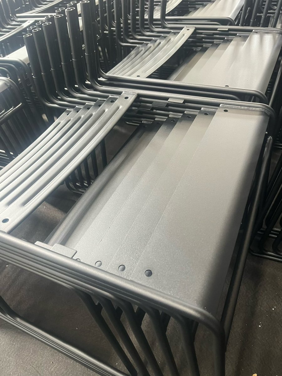 zx95big's tweet photo. Recently, our esteemed client customized a batch of chairs at our factory, as shown in the picture with a black sand texture finish. 

Email：zhouxiang95big@gmail.com
Whatsapp/WeChat：+86 15501500027

#recently #esteemed client #customized #batch #chairs #factory #OEM https://t.co/0YeThOW483