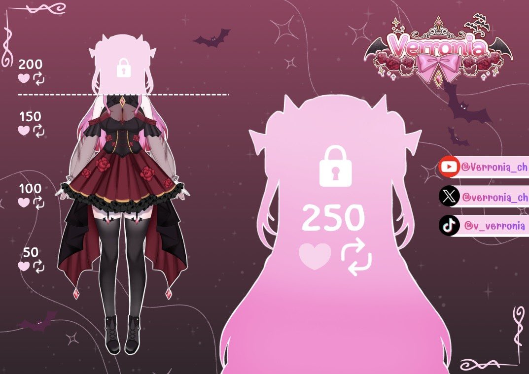 verronia_ch's tweet photo. อีกนิดนึงนะเจ้ามนุษย์ จะได้เห็นหน้าข้ากันแล้ว😉
#modelreveal #VTuberUprising #Vtuber #VtuberTH #วีทูปเบอร์ #VtuberDebut https://t.co/ABrx1kKc6y