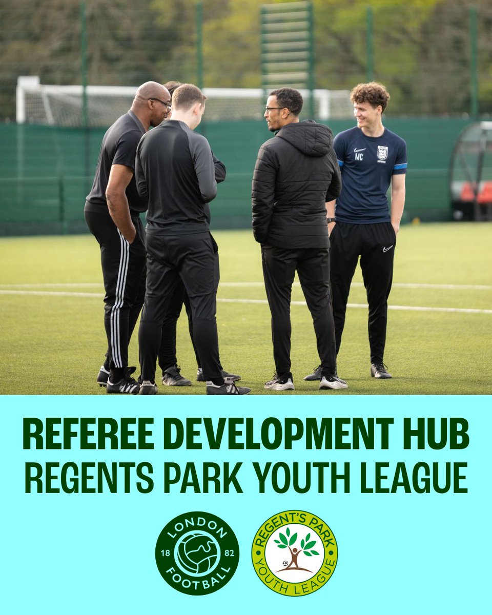 LondonFA's tweet photo. We recently announced the opening of our first 𝗥𝗲𝗳𝗲𝗿𝗲𝗲 𝗗𝗲𝘃𝗲𝗹𝗼𝗽𝗺𝗲𝗻𝘁 𝗛𝘂𝗯 at Regents Park Youth League. 🙌

Find out more ➡️ https://t.co/P0WFXYFOYE https://t.co/obBevKu4za