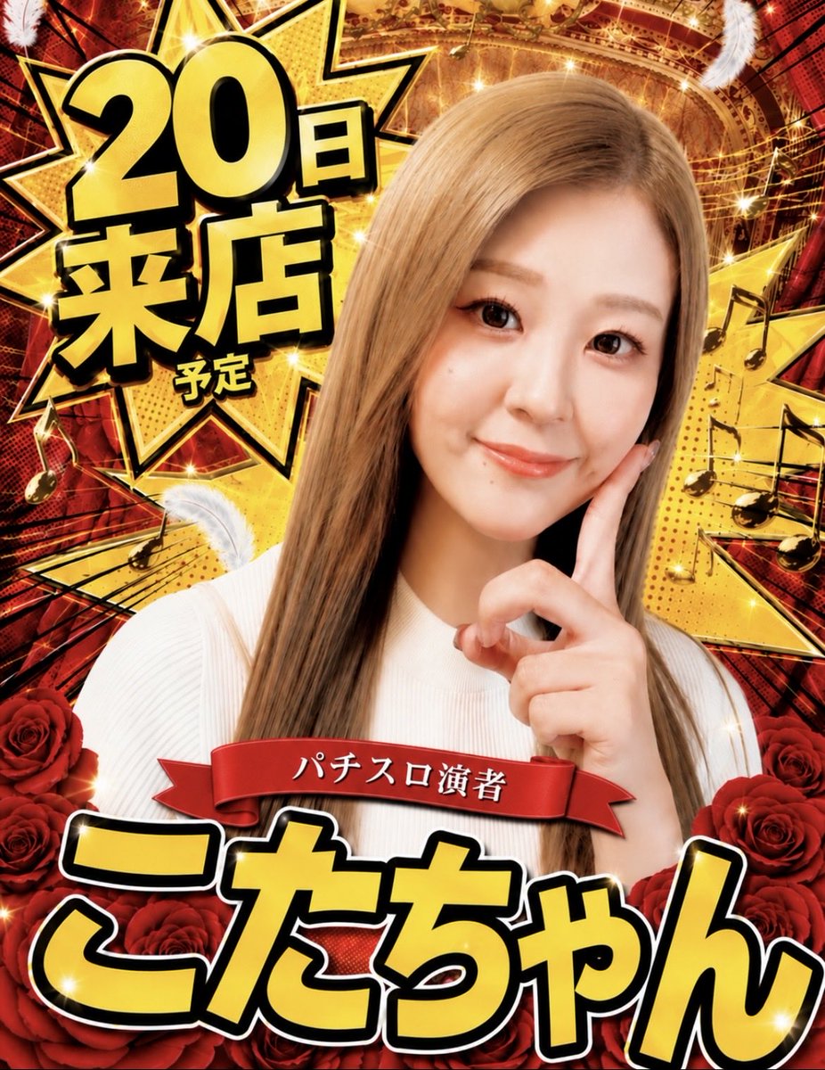 ginseisamurai's tweet photo. 【お知らせ】
明日10月20日(火)は、

✨✨✨✨✨✨
新台入替OP(予定)
こたちゃん実践来店
銀星・ニュー銀星頂上決戦取材
✨ ✨✨✨✨✨
の三本柱でござる🗡️

決起集会の結果を体験しに来るでござる🗡️ https://t.co/IG8DRlhdU6