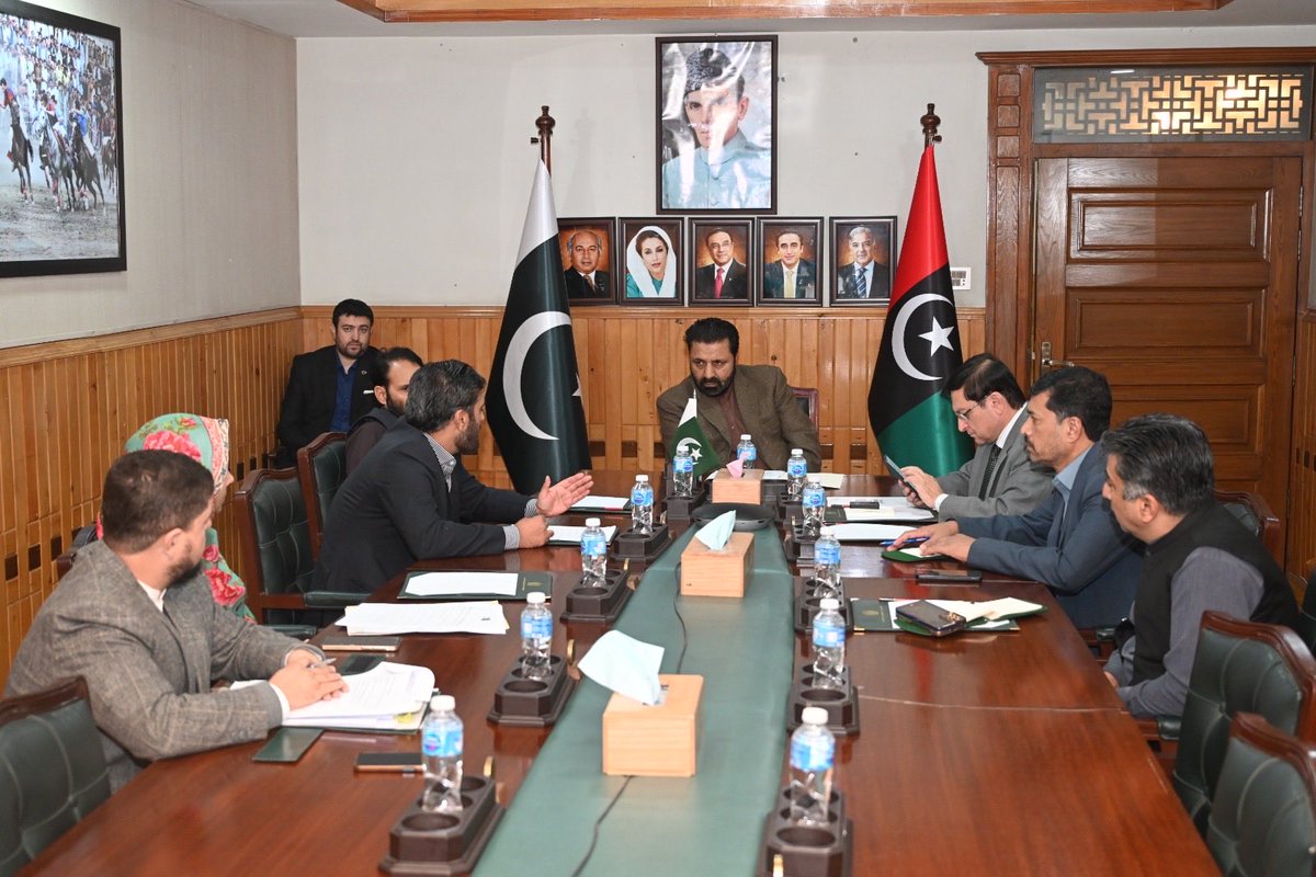 ncswpk's tweet photo. Ms. Ruqaiya Abbas, Member of the National Commission on the Status of Women (NCSW), represented NCSW in a productive meeting with the Honourable Chief Minister of Gilgit-Baltistan to advance women’s rights, protection, healthcare, mobility, and economic empowerment. https://t.co/CyUR0yNtdM