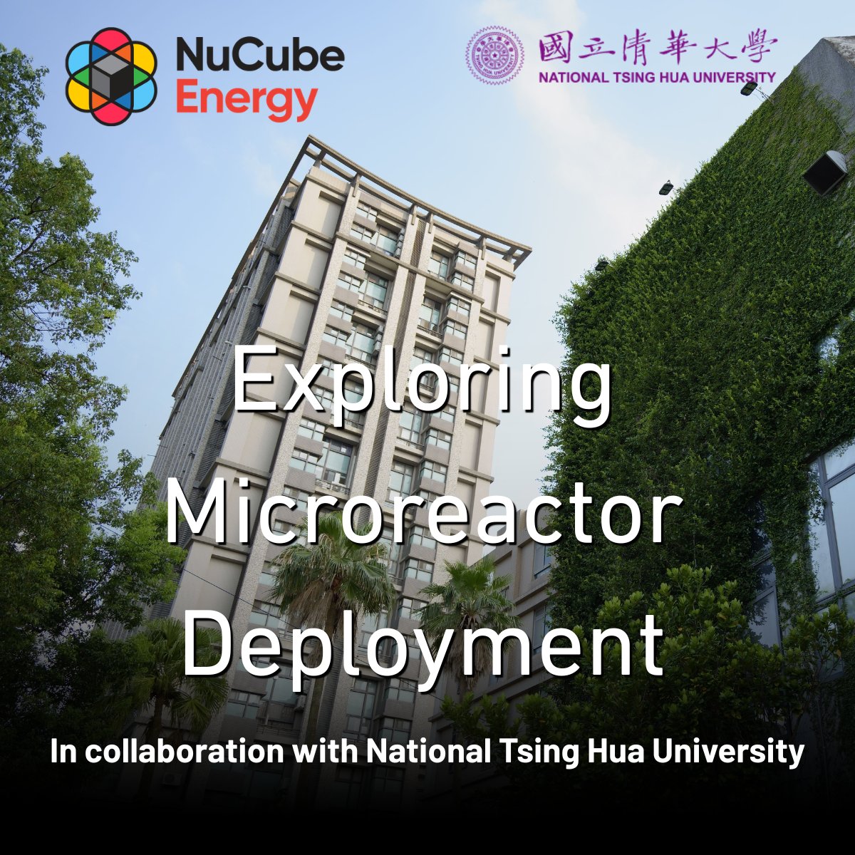 NuCubeEnergy's tweet photo. NuCube Energy signed a collaboration agreement with @NTHU_TAIWAN to explore the deployment of NuSunᵀᴹ microreactors for power, nuclear research, and medical applications, including targeted cancer treatment.

Read more: https://t.co/pRKkq8iqqY https://t.co/4X5Sr8CUH5