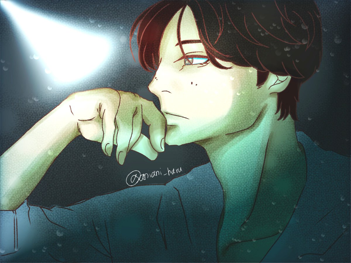 aniani_haru's tweet photo. こじくん🧡マドラー
マルチアングルめちゃくちゃ色っぽかったよねというお絵描き🫰🏻 https://t.co/YrwCOazF9w