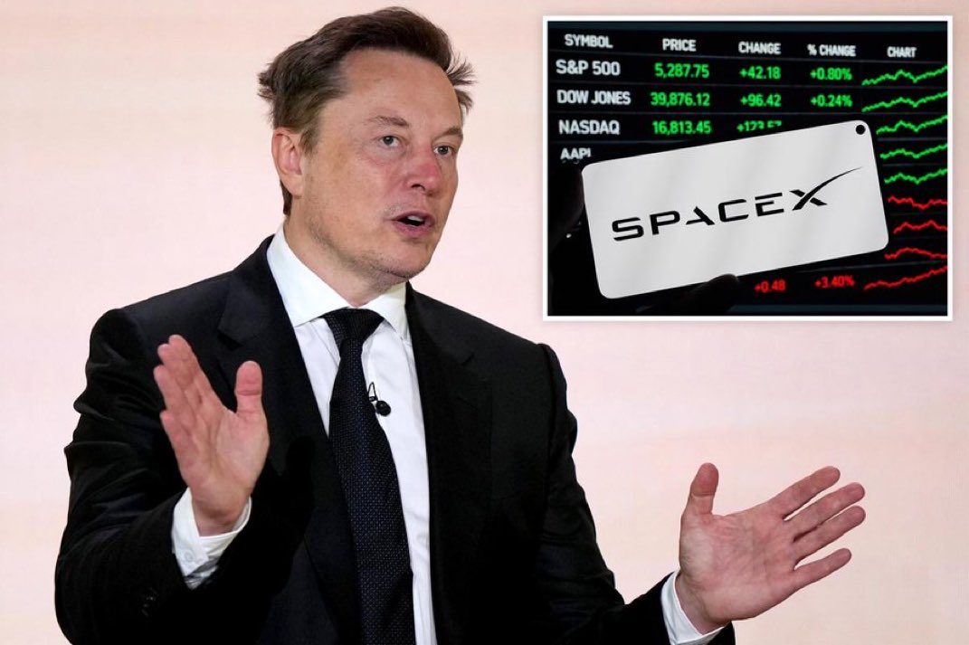 defense_civil25's tweet photo. 🚨Update: American Hero! Elon Musk states he will  to give one SpaceX shares to every child in America in 2027! Declares he will do more in the future! Tesla too? https://t.co/t62rqltD46