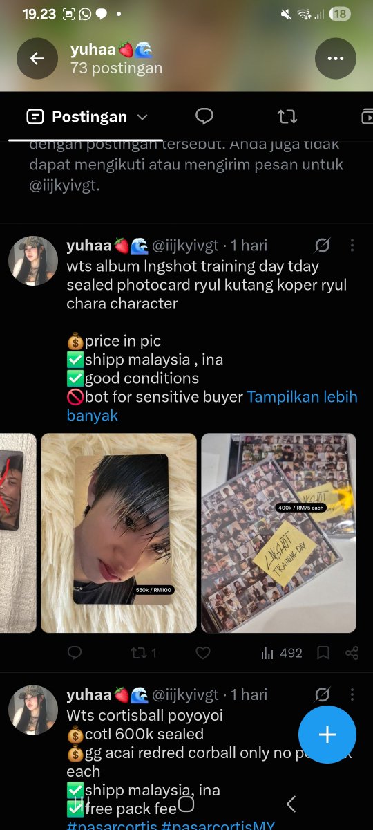 seblakwoojin's tweet photo. Hati hati gais dia ini scammer @iijkyivgt , dia ngincer coer sama shotties https://t.co/MtKchpjWwc