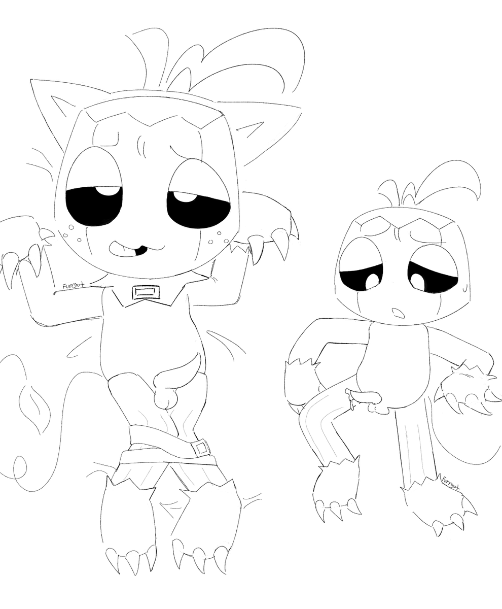 furryfurrgot's tweet photo. WHO TF SAID THERE IS NO JEM!?!?

should i color this? #DEADTOONS https://t.co/vSIgNQ5f49