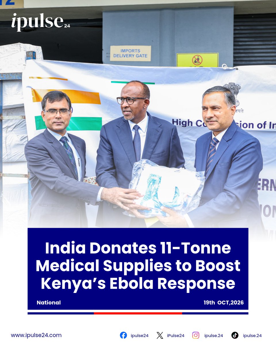 iPulse24's tweet photo. India has generously donated 11 tonnes of critical medical supplies to support Kenya’s emergency Ebola response and preparedness. A massive boost for public health. 
 #Health #KenyaIndia #iPulse24 https://t.co/U4EQ1BBdfV