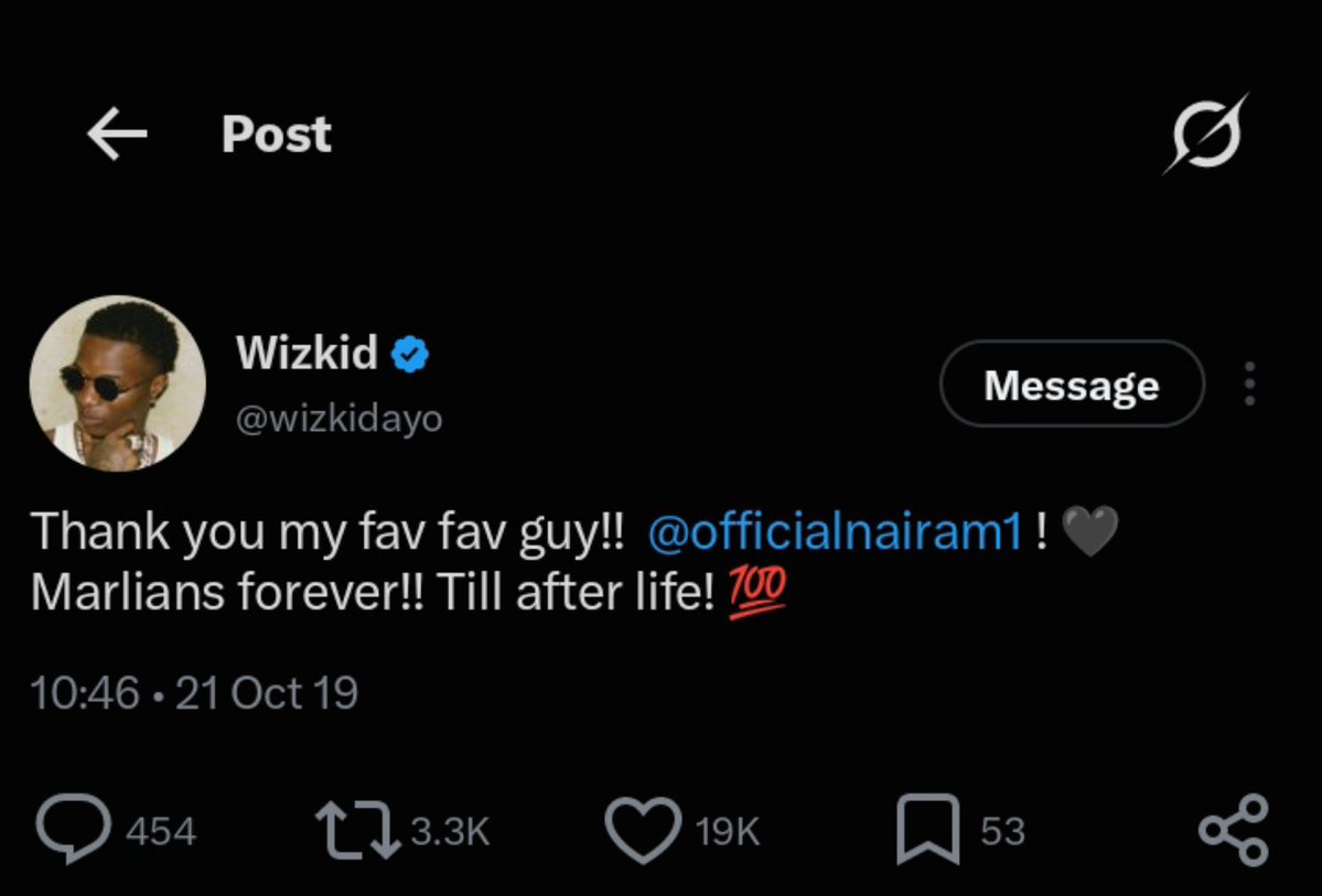 big_tyrod's tweet photo. Naira Marley turn wizkid to full time fanboy brooo! https://t.co/oUo2TwTz1Y