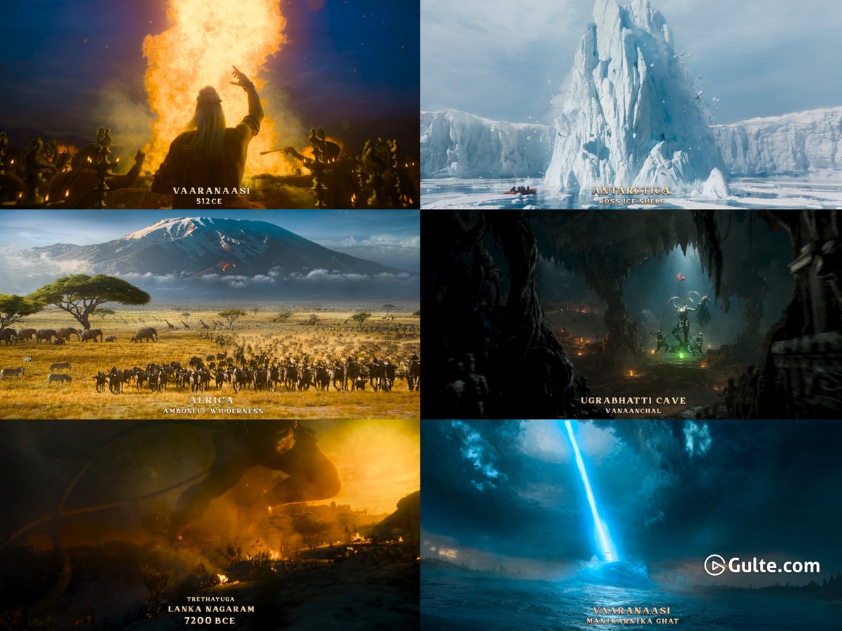 GulteOfficial's tweet photo. #SSRajamouli on #Varanasi:

“It’s like COMBINING SIX OR SEVEN FILMS INTO ONE FILM. 

Bringing them all together into a single film was our biggest challenge.” https://t.co/omzfue66Ib