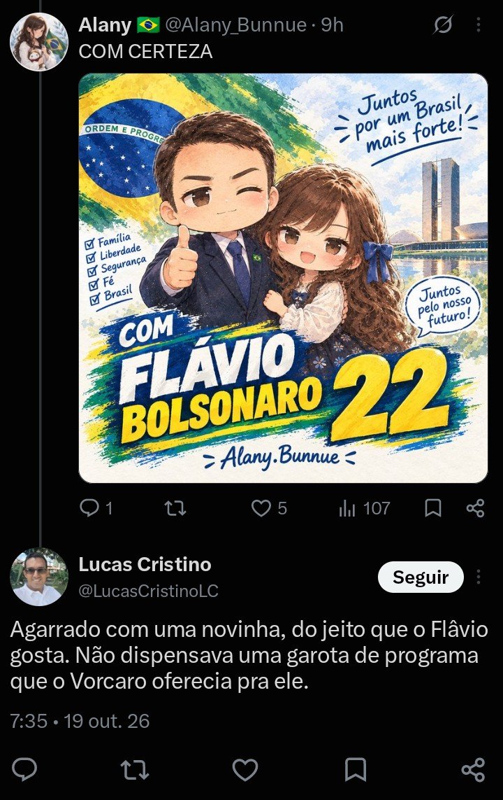 Alany_Bunnue's tweet photo. Mano—
São 9 da manhã
Eu acabei de tomar meu café 
E tem marmanjo velho me chamando de novinha? Maluco, eu tenho 22 anos

Aonde que está escrito que ele mexia com prostituta? 

O homem só pediu patrocínio para um filme e o povo fica inventando 🫠 https://t.co/Pp4DTzXam5