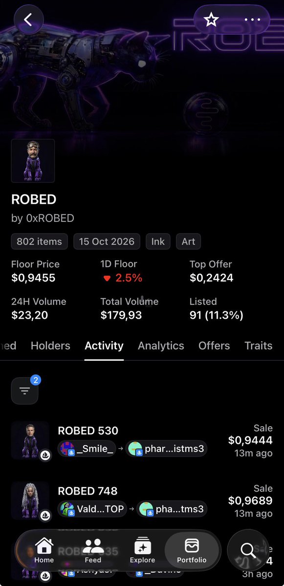 0xTheHS's tweet photo. Congrats n welcome @criptoprimem u got couple ROBED with RARE rarity @ the floor price 🤝🍻

Next movement inded

https://t.co/mci2qFV4ST https://t.co/7EhaGgNv0P