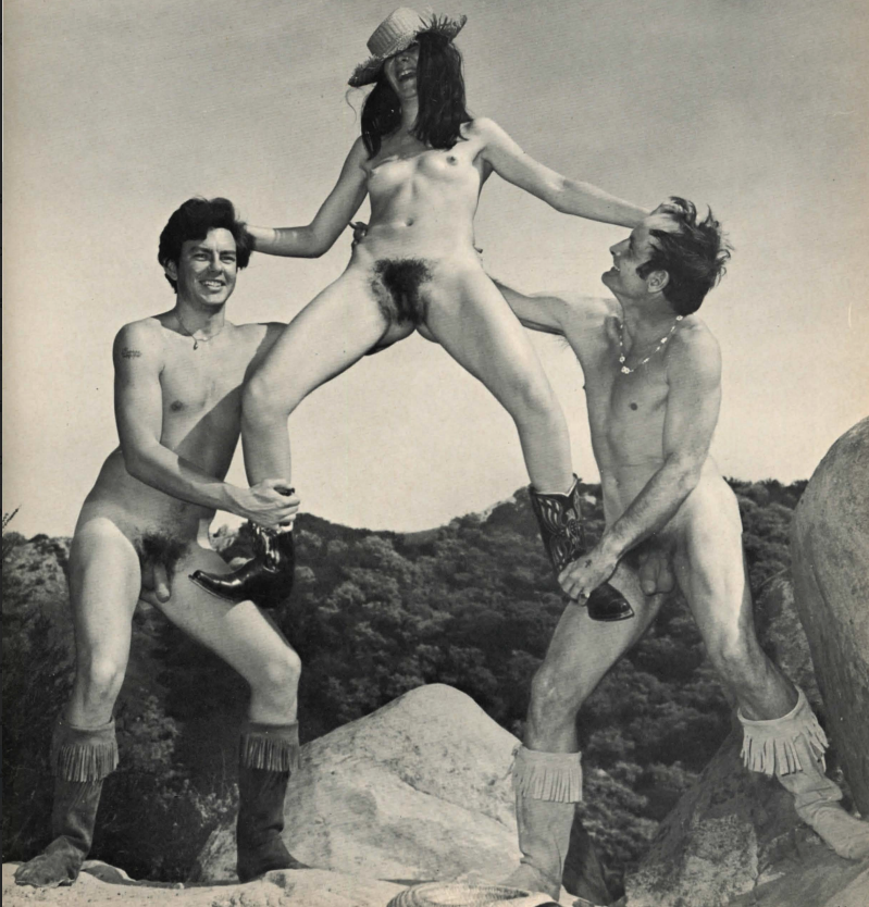 NudistLibrary's tweet photo. On Monday, do you question your weekend actions? 

Neither do we! 

📸 1968 Jaybird magazine

#nudist #nudism #naturist #naturism #weekend https://t.co/TKb5iCXc0u
