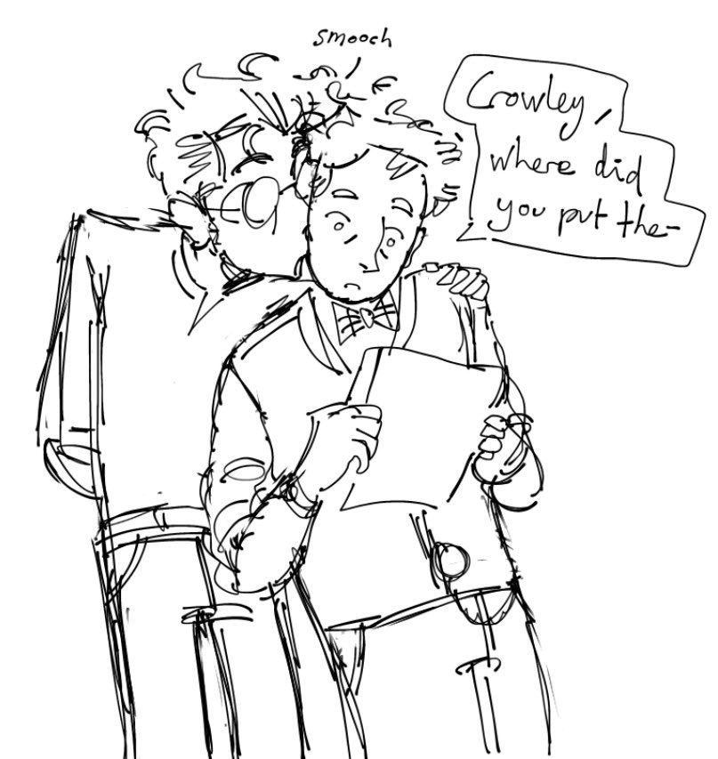 ferrisbueller68's tweet photo. first time for everything right #goodomens https://t.co/iraSvEWuU1