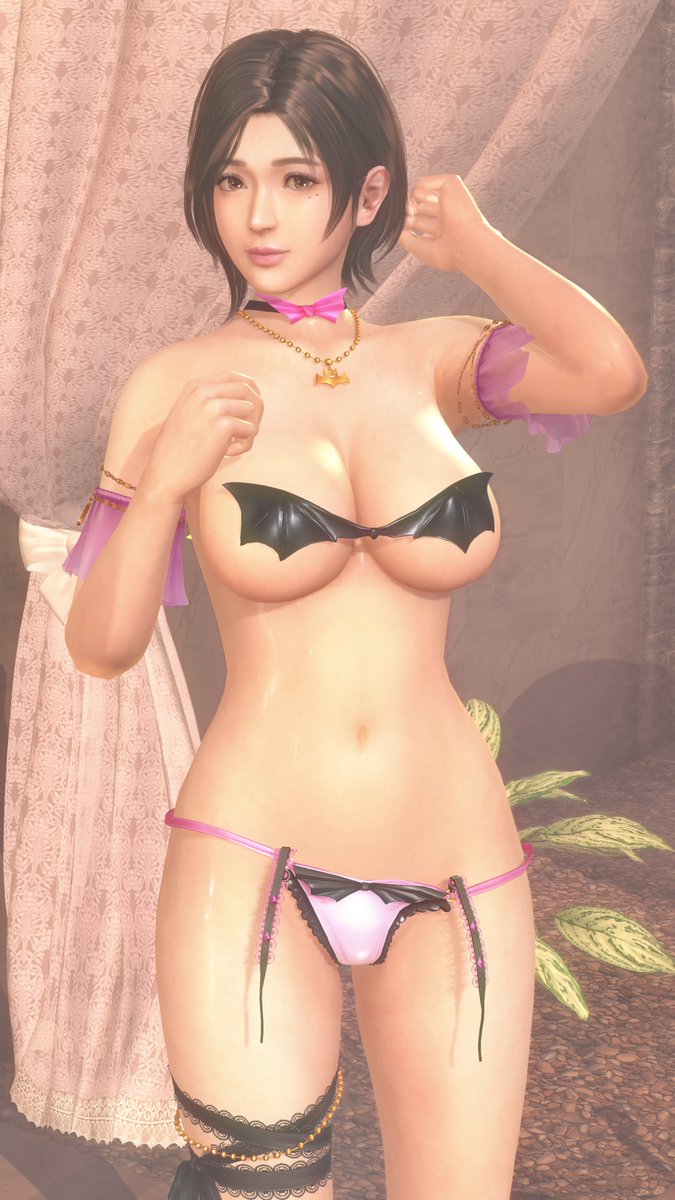 lana_screenshot's tweet photo. 浴室はテカテカ度が良い感じに撮れていいね。
ニプレスタイプの水着はスケベイで最高よな。
ここまでがワンセンテンスだ、よろしいか？
#DOAXVV https://t.co/0tmj8QFz70