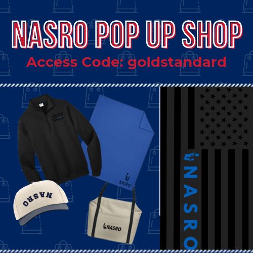 NASRO_Info's tweet photo. Time is running out to secure the bag...literally! The NASRO Pop-Up Shop will be available through Sun., Oct. 25. It's a great time to grab an exclusive gift for your favorite SRO...or for yourself 😉

SHOP NOW: https://t.co/LboTCaa8Sp 

ACCESS CODE: goldstandard (all lowercase) https://t.co/b0c2p9hlfF