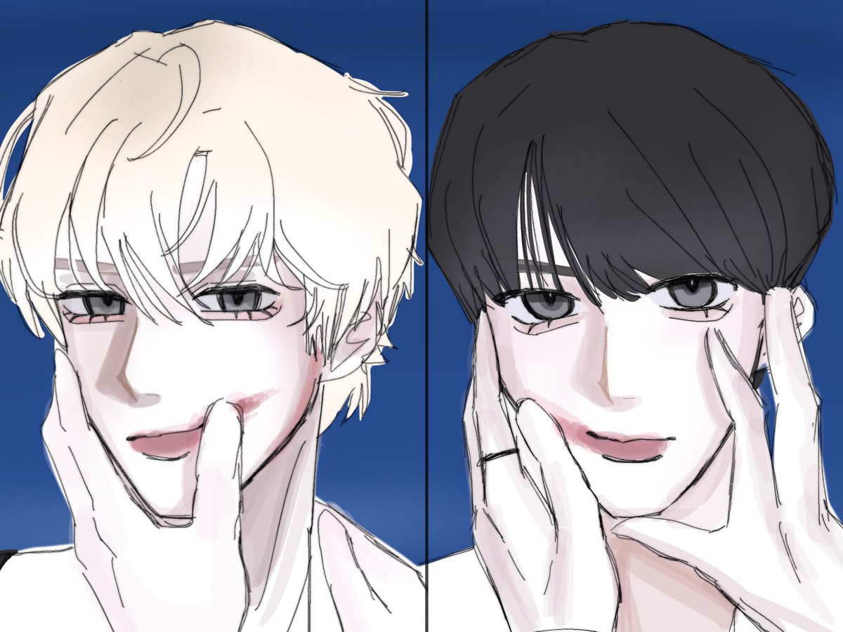 lov3_ys81's tweet photo. 💋
 #ATEEZfanart #YEOSANG  #JONGHO https://t.co/EGViC5Ra4V