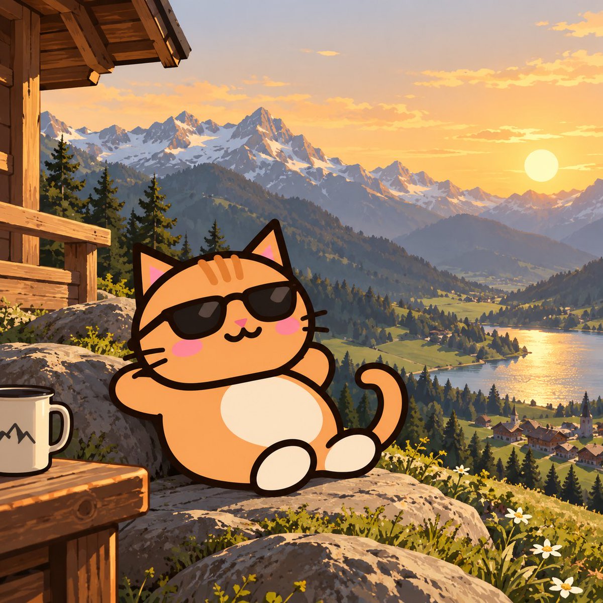 maxoboyz's tweet photo. @Alecco while everyone is panicking and stressing in the market, there is this CAT

the CHILLCAT🐱

launching soon…🚀🚀
FOLLOW SO YOU DONT MISS OUT❗️
more info on account https://t.co/ASyLfIYsx7