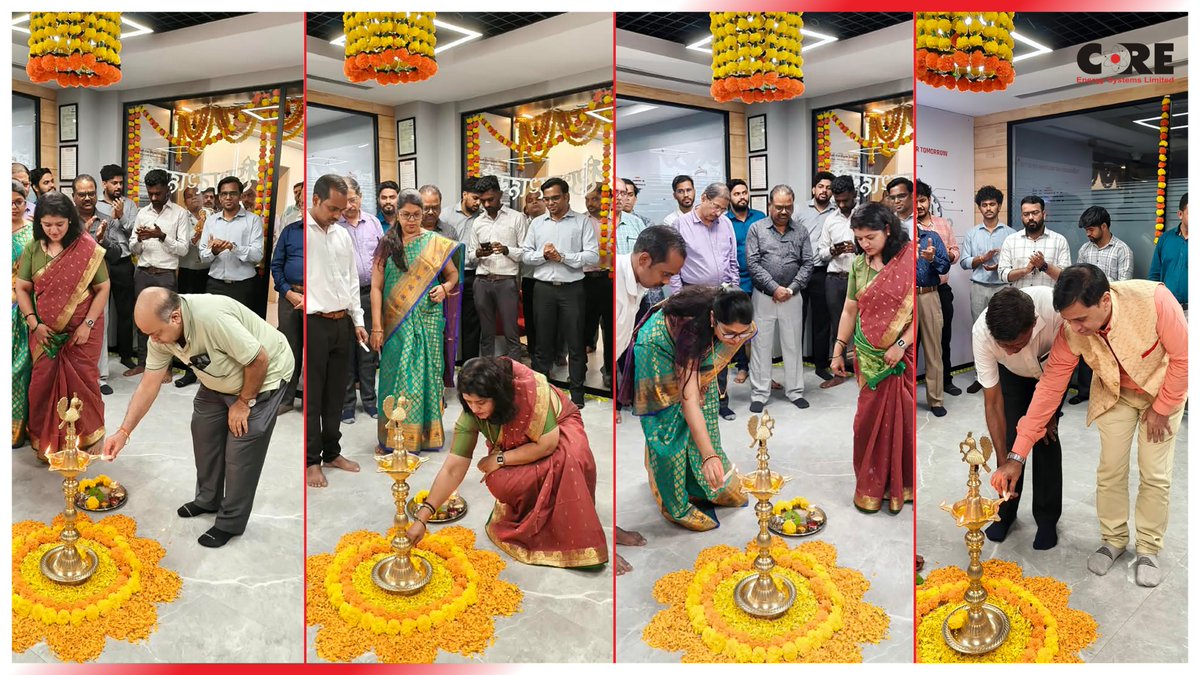 CoreEnergySys's tweet photo. A lamp that symbolises hope. A tradition that celebrates goodness. A festival that reminds us that light always prevails. 🪔

At CORE, we marked Dussehra with a lamp-lighting ceremony, seeking blessings for prosperity, happiness and success.

May goodness guide us, and light lead the way.
#Dussehra #COREEnergySystems