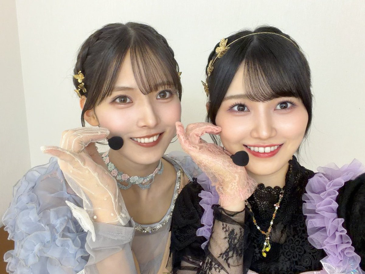 mksou2525's tweet photo. 美青ちゃんゆつたん可愛すぎる🌻(*ˊᵕˋ*)🎯
#美青blog #的野美青 #中嶋優月 https://t.co/MZsXgIsyDN