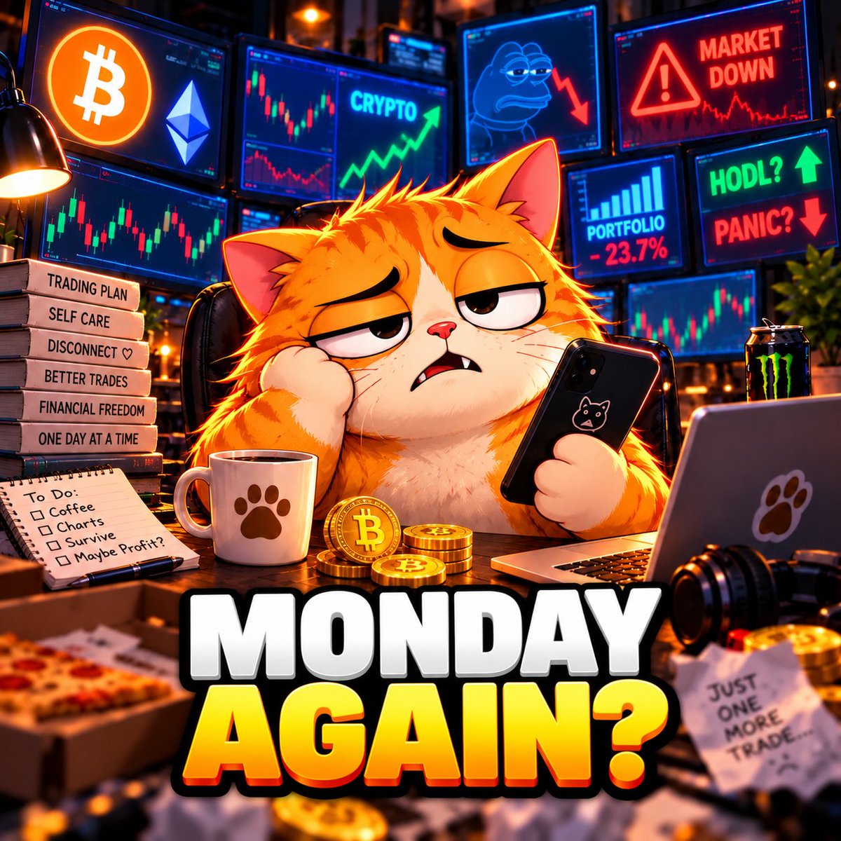 PNCATcoin's tweet photo. I'd like to speak to whoever approved this feature.😭🐱

Buying $PNCAT won't fix Mondays...

But it might help us build the most chaotic cat community on the internet. 🐱🔥

Find $PNCAT on https://t.co/C3qiD0zcas. 🪙

#PNCAT #PanicCat #MondayMood https://t.co/GuyU1Fn7h0