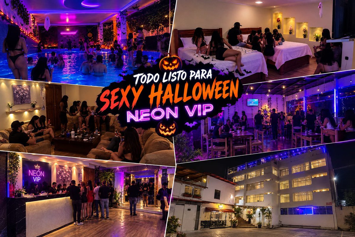EduumercySw's tweet photo. Las mejores instalaciones🏠🏠,barra libre,🥃🥃 parqueadero seguro,🚘🚘 auspiciantes geniales🏆🏆, shows calientes 🔥🔥solo queda disfrutar del mejor evento de año Halloween 🎃🎃 en NEON VIP. 
@ComunidadSwEc1 
@Neon_LedgerX 
@neonvipsw 
@sthefychris https://t.co/W8p7Z3av3t
