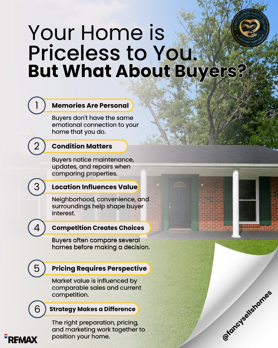 fancyfulton's tweet photo. Here's something sellers don't always want to hear. Your home is personal to you, but to buyers, it's one of several choices!
#BestRealtorInSouthernIndiana #SouthernIndianaListingAgent #HomeSellingTips #SouthernIndianaRealEstate #FancySellsHomes https://t.co/akiVBUXdyl