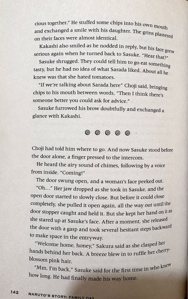 salchandesu's tweet photo. Semua adegan dipotong dan diganti jadi lebih simpel di versi anime. Di versi novel kita benar-benar diperlihatan gmn hangatny hub pasangan Uchiha. Sasuke yg nurut aja sama istrinya, mendengarlan semua nasehat dan pendapat istrinya. Akhirnya Doi bisa interaksi yg lbih bgus sama 🥗 https://t.co/pcC4yP1V1T