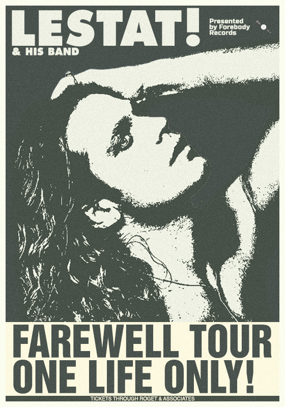 deepsgills's tweet photo. Little graphic design test I made for The Vampire Lestat based off an old Iggy Pop poster https://t.co/uBXIY9oQkK