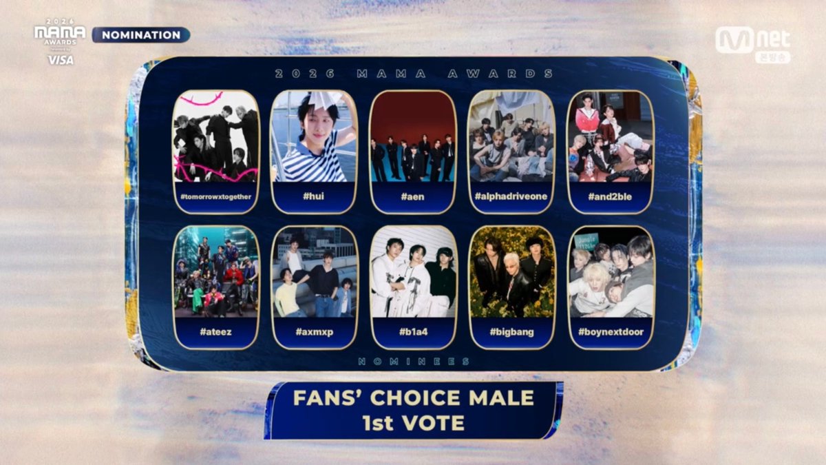 whistlleo's tweet photo. ald1 is nominated for 2026 mama fans' choice male (purely fan voted). allyz prepare all of your accounts! round 1 of voting starts at 7pm kst! only the top 10 artists will get the bonsang. https://t.co/hXvEmmhoQd